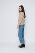 Crystal-Button Front Cardigan